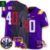 LSU Tiger Split Vapor Devin White Jersey
