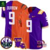 LSU Tiger Split Vapor Joe Burrow Jersey