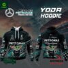 Mercedes AMG Petronas Formula One Team x Baby Yoda Hoodie