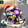 Minnesota Vikings Helmet Christmas Ornament