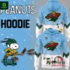 Minnesota Wild Peanuts Snoopy Night Nike Hoodie