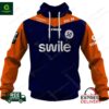 Montpellier HSC Home Jersey Style Shirt Hoodie