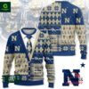 Navy Midshipmen Vest Tie Ugly Christmas Sweater
