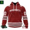 NCAA Massachusetts Minutemen Ice Hockey Personalized Home Hoodie