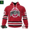 NCAA Ohio State Buckeyes Ice Hockey Personalized Home Hoodie