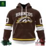 NCAA Western Michigan Broncos Ice Hockey Personalized Home Hoodie