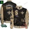 New Orlean Saints Football Button Down Baseball Varsity Jacket