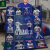 New York Yankees Buffalo Bills Fleece Blanket