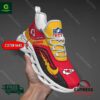 NFL Kansas City Chiefs Nike Personalized Max Soul Shoes