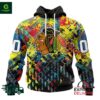 NHL Chicago Blackhawks Autism Awareness Personalized Hoodie