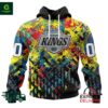 NHL Los Angeles Kings Autism Awareness Personalized Hoodie