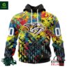NHL Nashville Predators Autism Awareness Personalized Hoodie