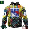 NHL New York Rangers Autism Awareness Personalized Hoodie