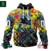 NHL San Jose Sharks Autism Awareness Personalized Hoodie