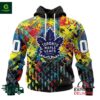 NHL Toronto Maple Leafs Autism Awareness Personalized Hoodie