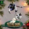 Notre Dame Fighting Irish Football Christmas Ornament