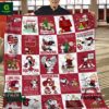 Oklahoma Sooners Snoopy Peanuts Fleece Blanket