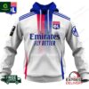 Olympique Lyonnais Home Jersey Style Shirt Hoodie