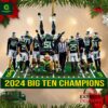 Oregon Duck 2024 Big Ten Champions Christmas Ornament