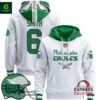 Philadelphia Eagles 2024 Devonta Smith Kelly White Hoodie