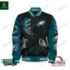 Philadelphia Eagles Football Button Down Baseball Varsity Jacket