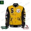 Pittsburgh Steelers Football Button Down Baseball Varsity Jacket