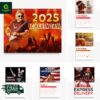 Sammy Hagar Red Rocker 2025 Wall Hanging Calendar
