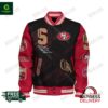 San Francisco 49Ers Football Button Down Baseball Varsity Jacket
