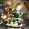 Santa Claus Oregon Ducks Christmas Ornament