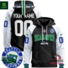 Seattle Seahawks Throwback Est 1976 Black Alternate Pullover Hoodie