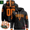 Tennessee Volunteers 2024 Custom Black Pullover Hoodie