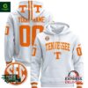 Tennessee Volunteers 2024 Custom White Pullover Hoodie
