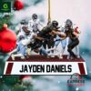 Washington Commanders Jayden Daniels Ornament