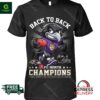 Baltimore Ravens Back To Back AFC North Champions Shirt