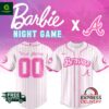 Atlanta Braves x Barbie Night Game Personalized MLB Jersey