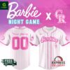 Colorado Rockies x Barbie Night Game Personalized MLB Jersey