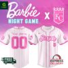 Kansas City Royals x Barbie Night Game Personalized MLB Jersey