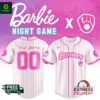 Milwaukee Brewers x Barbie Night Game Personalized MLB Jersey 2025