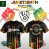 Milwaukee Brewers x Juneteenth Freedom Day 2025 Nike Baseball Jersey