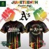 MLB Athletics Juneteenth Freedom Day 2025 Baseball Jersey