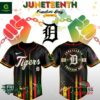 MLB Detroit Tigers Juneteenth Freedom Day 2025 Baseball Jersey