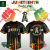 MLB Los Angeles Angels Juneteenth Freedom Day 2025 Baseball Jersey