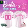 New York Yankees x Barbie Night Game Personalized MLB Jersey 2025