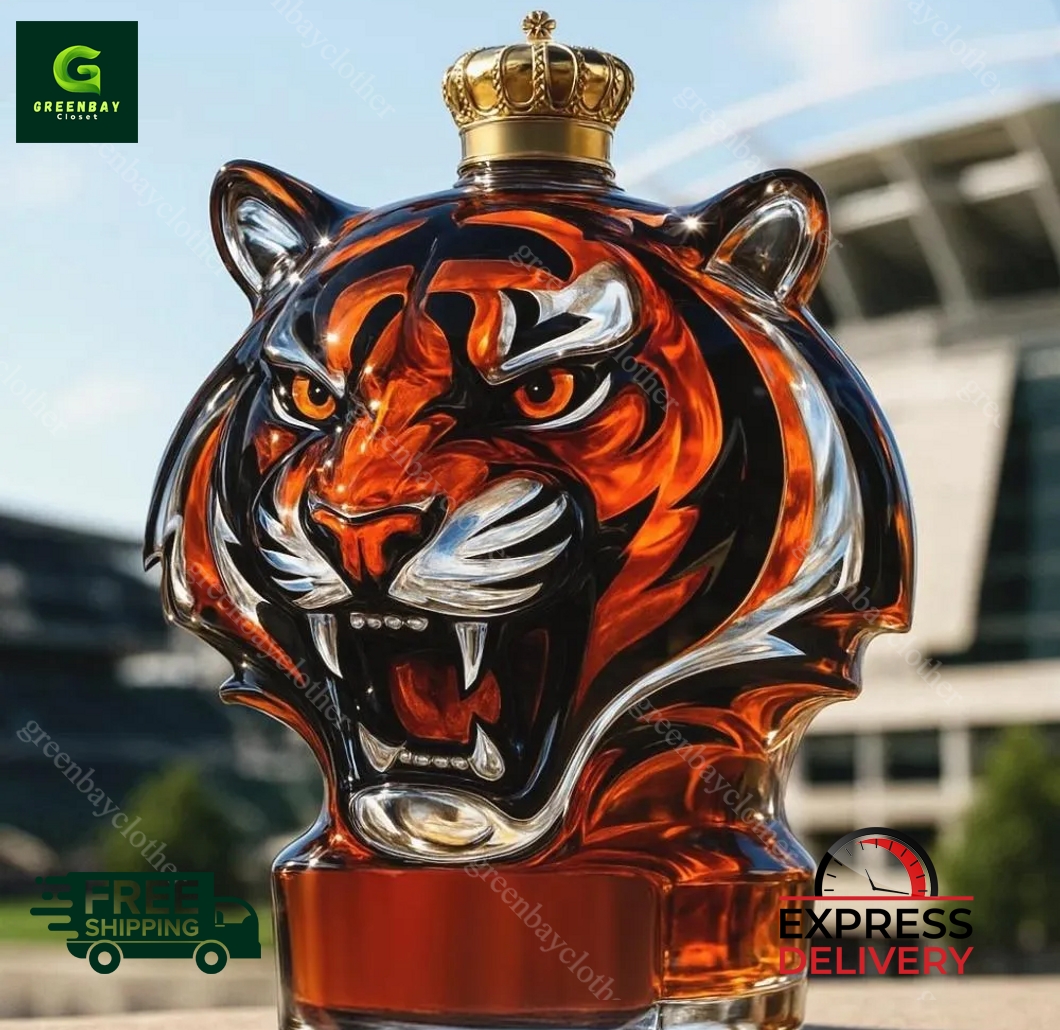 Cincinnati Bengals NFL Whisky Bottle