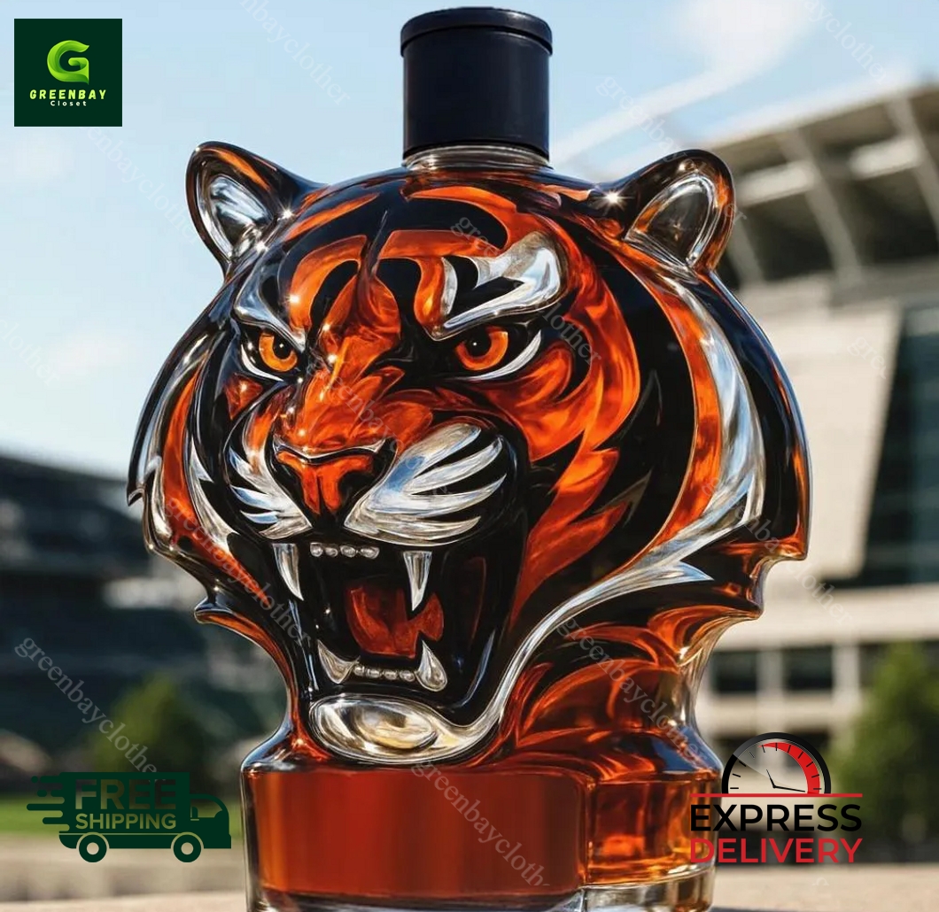 Cincinnati Bengals NFL Whisky Bottle