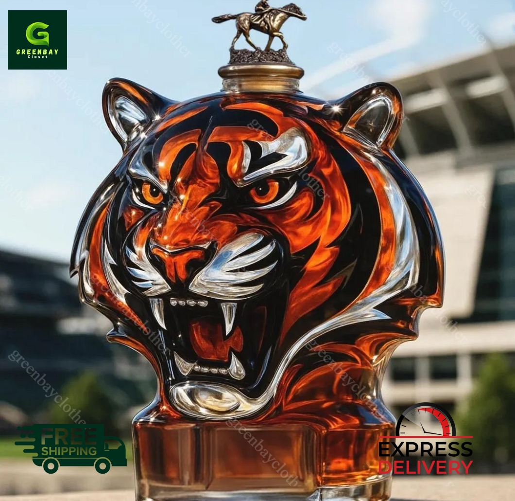 Cincinnati Bengals NFL Whisky Bottle Cincinnati Bengals NFL Whisky Bottle