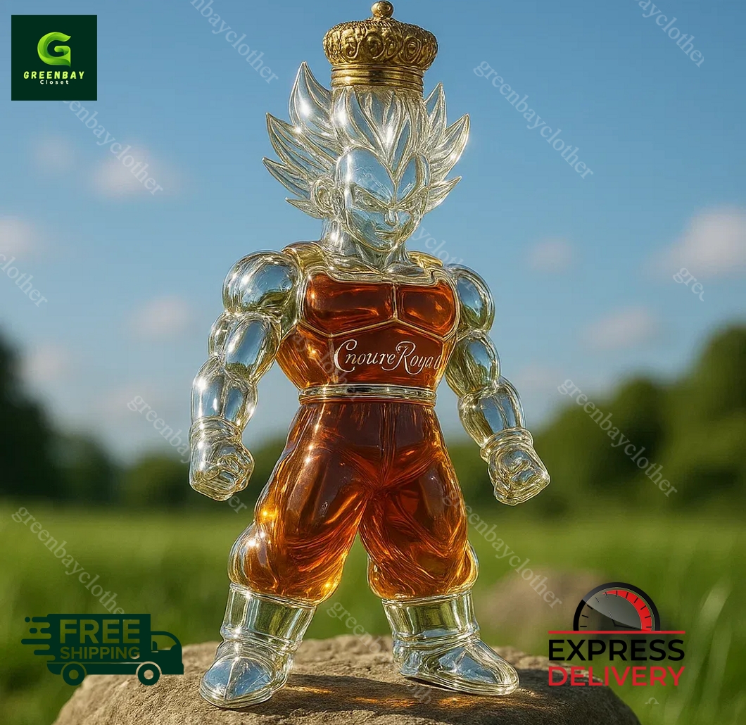 Dragon Ball Vegeta Whiskey Bottle