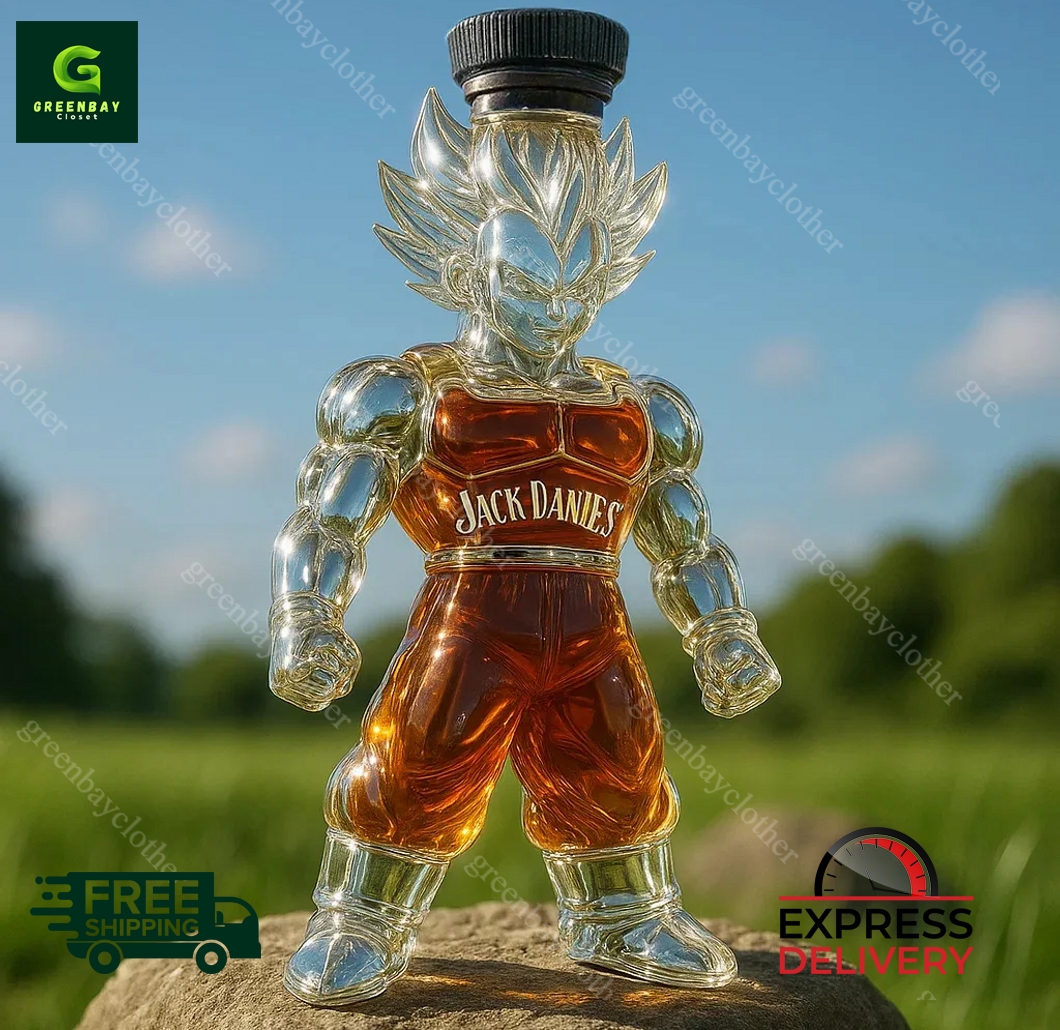 Dragon Ball Vegeta Whiskey Bottle