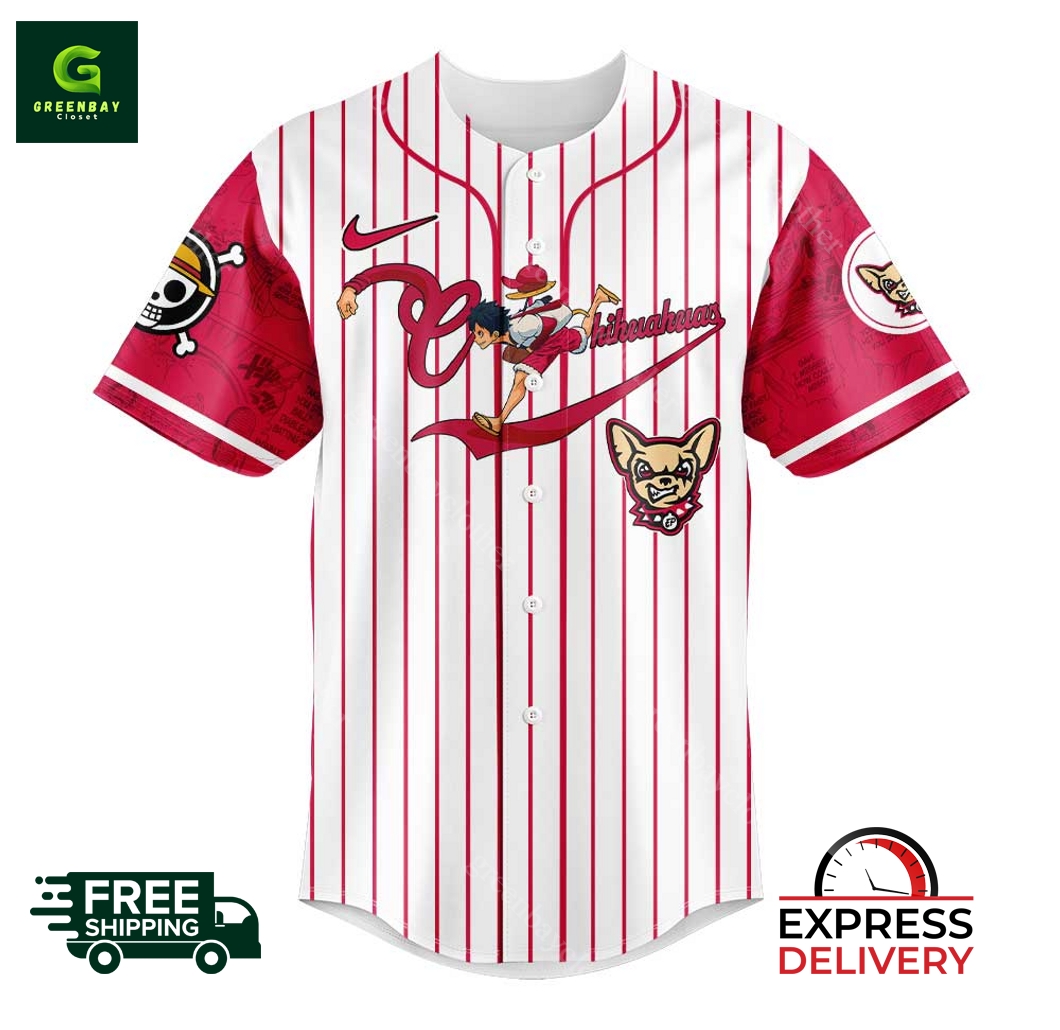 El Paso Chihuahuas Straw Hat Luffy Gear 5 Baseball Jersey