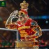 Hulkamania Hulk Hogan Hand to Ear Pose Whiskey Bottle